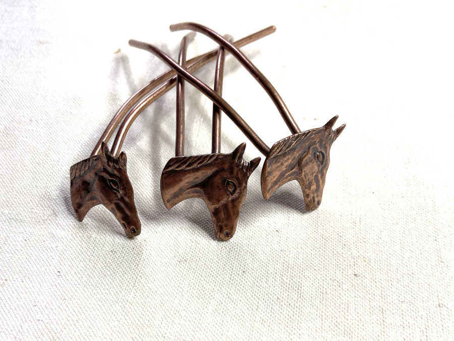 Small Hairpins Chevaux Copper