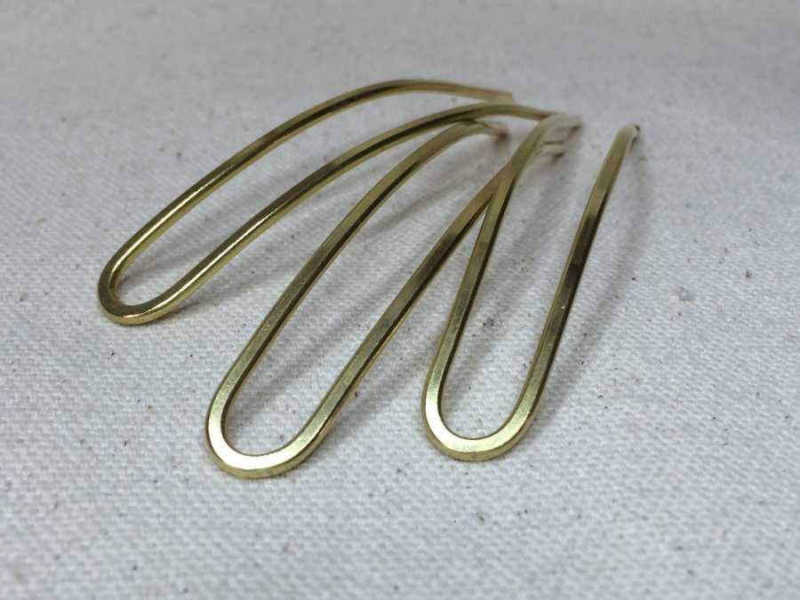 Small Hairpins Les invisibles Gross polished